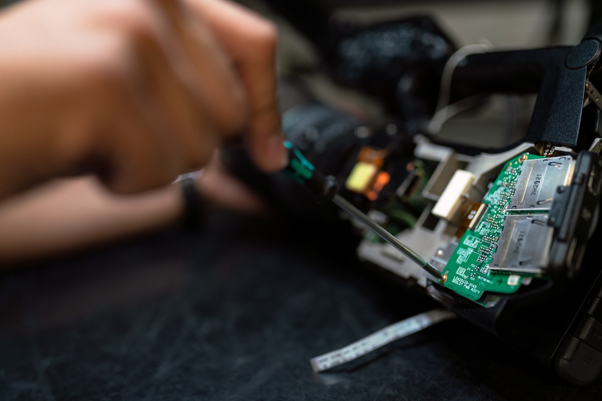 RoboSpark lab during evening integration testing